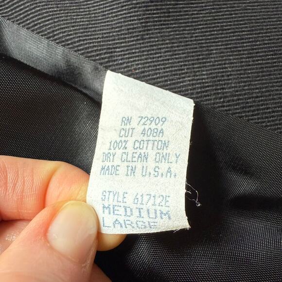 Hairston Roberson Ropa Embroidered Vest 1992 Black Cotton USA M/L - Picture 10 of 11